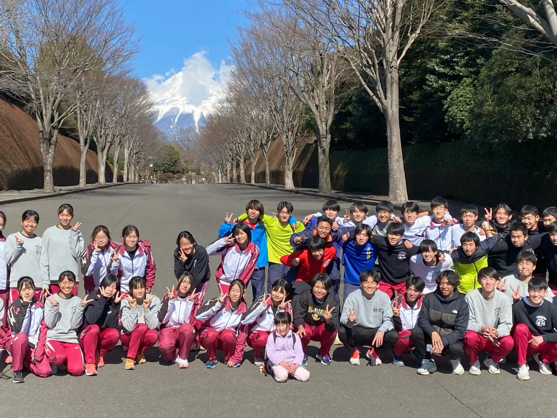 浜松開誠館高校との合同練習（陸上部） - 富士市立高等学校
