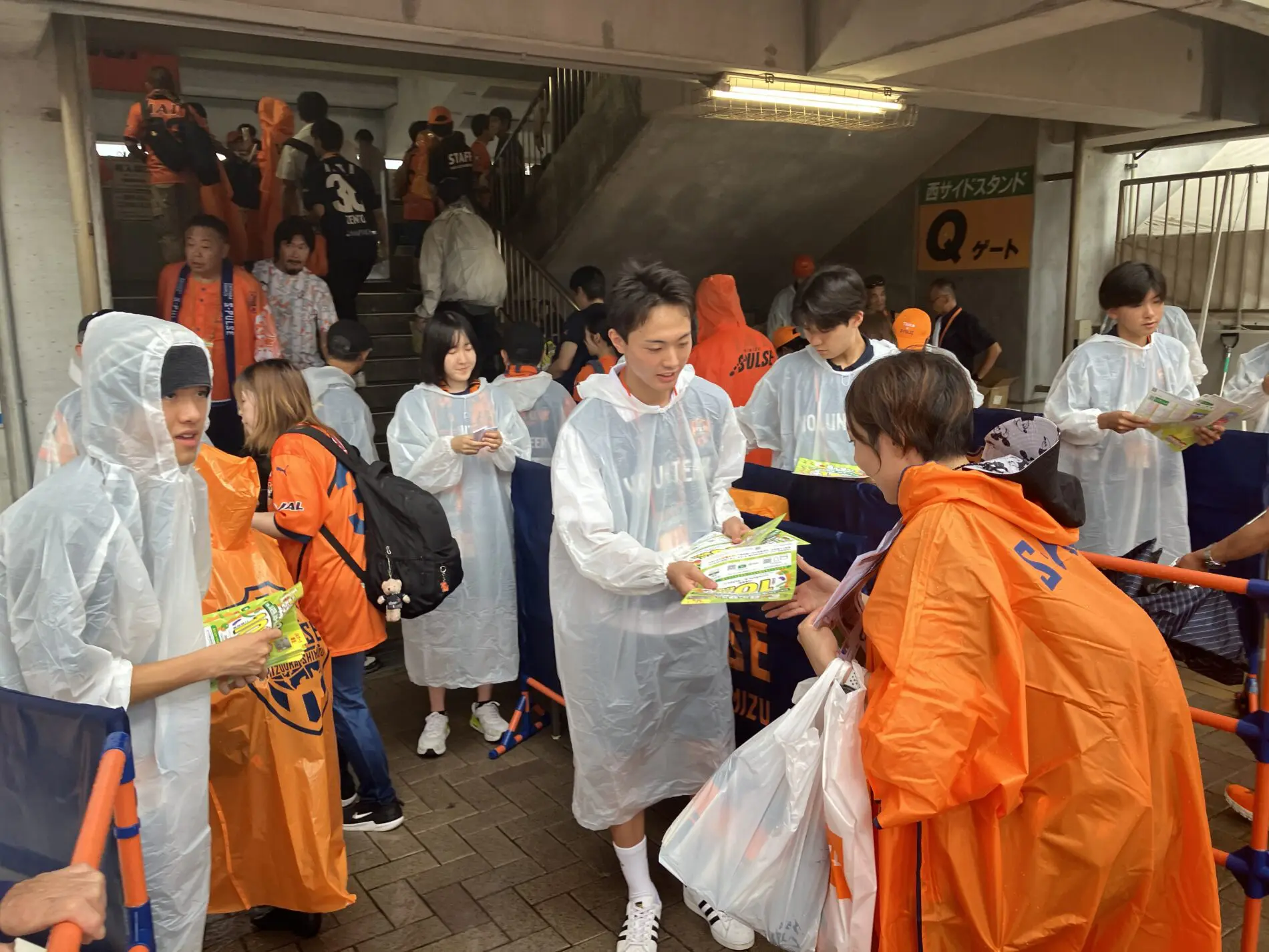 清水エスパルスとの高校生コラボ企画に参加 ー スタジアムボランティア